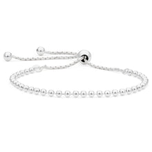 Load image into Gallery viewer, Sterling Silver Mini Beads Adjustable Friendship Bracelet