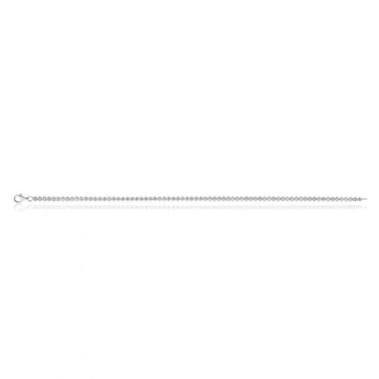 Sterling Silver 19cm Zirconia Tennis Bracelet