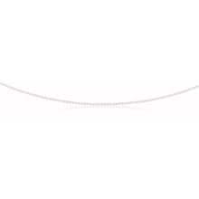 Load image into Gallery viewer, Sterling Silver Rhodium Plated 45cm Double Curb Chain