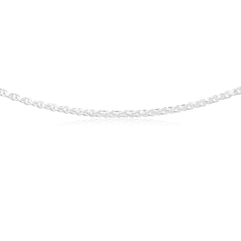 Sterling Silver 55cm Fancy Twisted Curb 140 Gauge Chain