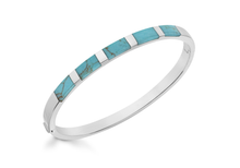 Load image into Gallery viewer, Sterling Silver Turquoise Bangle