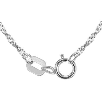 Sterling Silver Angel Wing Pendant with 46cm Sterling Silver Chain