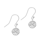 Sterling Silver Filigree Ball Drop Earrings