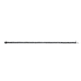 3.30 Carat Black Diamond 18cm Tennis Bracelet in Sterling Silver
