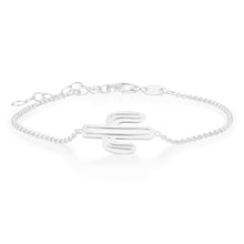 Load image into Gallery viewer, Sterling Silver 21cm Cactus Bracelet