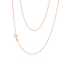 Load image into Gallery viewer, 50cm Sterling Silver and Rose Gold Plate Curb Link Chain