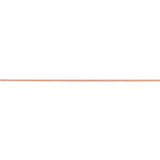 50cm Sterling Silver and Rose Gold Plate Curb Link Chain