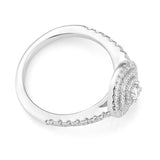 Sterling Silver Cubic Zirconia Orbit Ring