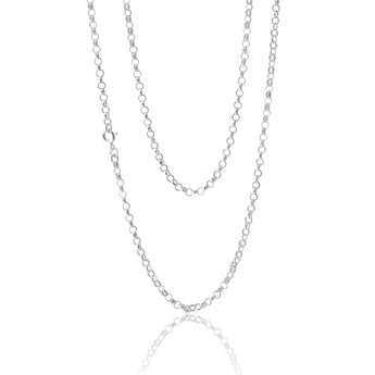Sterling Silver 70 Gauge 60cm Belcher Chain