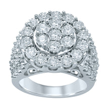 Load image into Gallery viewer, Sterling Silver 2 Carat Diamond Ring