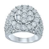 Sterling Silver 2 Carat Diamond Ring