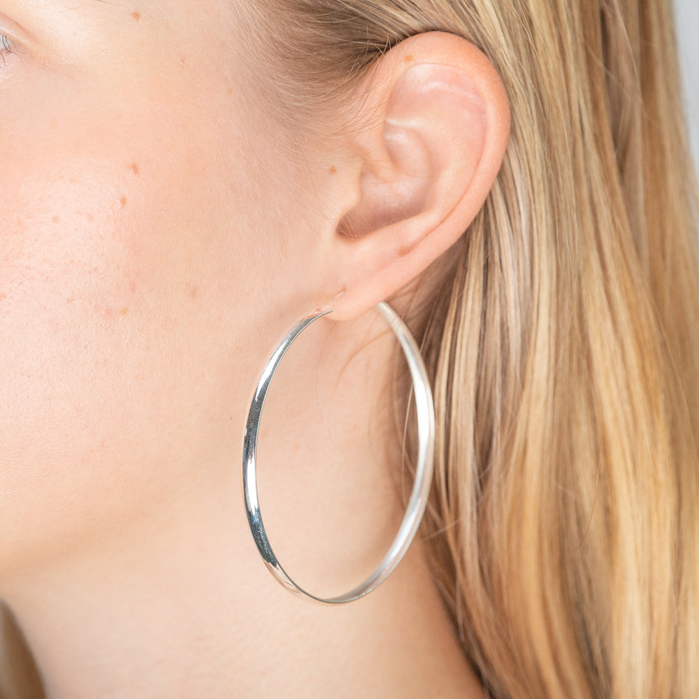 Half circle earrings sale