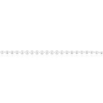 Sterling Silver 20cm Fancy Link and Ball Bracelet