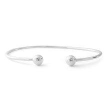 Load image into Gallery viewer, Sterling Silver Plain Torque Bangle