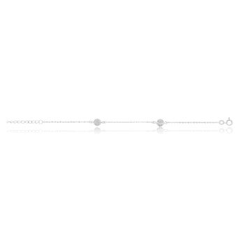 Sterling Silver Multi Ball and Chain Bracelet