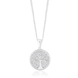 Sterling Silver Zirconia Tree of Life Pendant