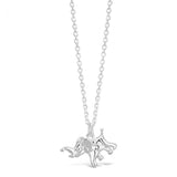 Sterling Silver 45cm Elephant Necklet
