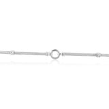 Sterling Silver Double Snake and Disc Bracelet