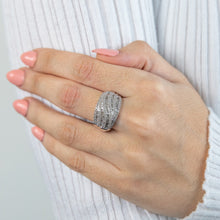 Load image into Gallery viewer, Sterling Silver 1 Carat Diamond Ring
