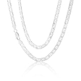 55cm Sterling Silver 150 Gauge Anchor Chain