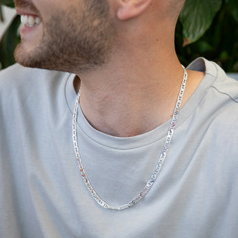 55cm Sterling Silver 150 Gauge Anchor Chain