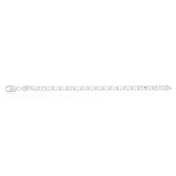 21cm Sterling Silver 200 Gauge Anchor Bracelet