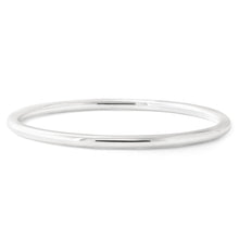 Load image into Gallery viewer, Sterling Silver Solid 4mm x 65mm Round Golf Bangle