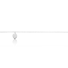 Load image into Gallery viewer, 25cm Sterling Silver Heart Charm Trace Anklet