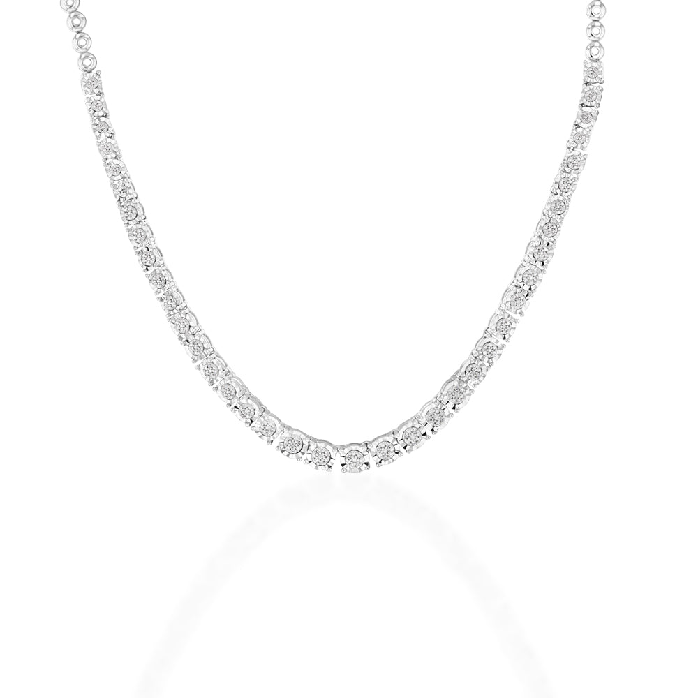 Sterling Silver 1/3 Carat Diamond Chain