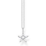 Sterling Silver Thomas Sabo Magic Sparkle Star Pendant with Chain
