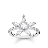 Sterling Silver Thomas Sabo Magical Sparkling Ring