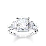 Sterling Silver thomas Sabo Magic Stone Zirconia ring