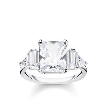 Sterling Silver thomas Sabo Magic Stone Zirconia ring