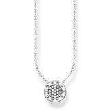 Sterling Silver Thomas Sabo Classic Pave Necklace