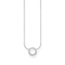 Load image into Gallery viewer, Sterling Silver Thomas Sabo Circular Zirconia Necklace