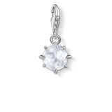 Sterling Silver Thomas Sabo Charm Club April Rock Crystal