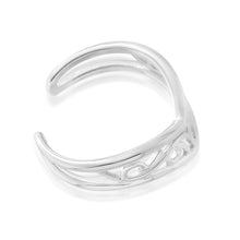 Load image into Gallery viewer, Sterling Silver Toe Ring Border Filigree