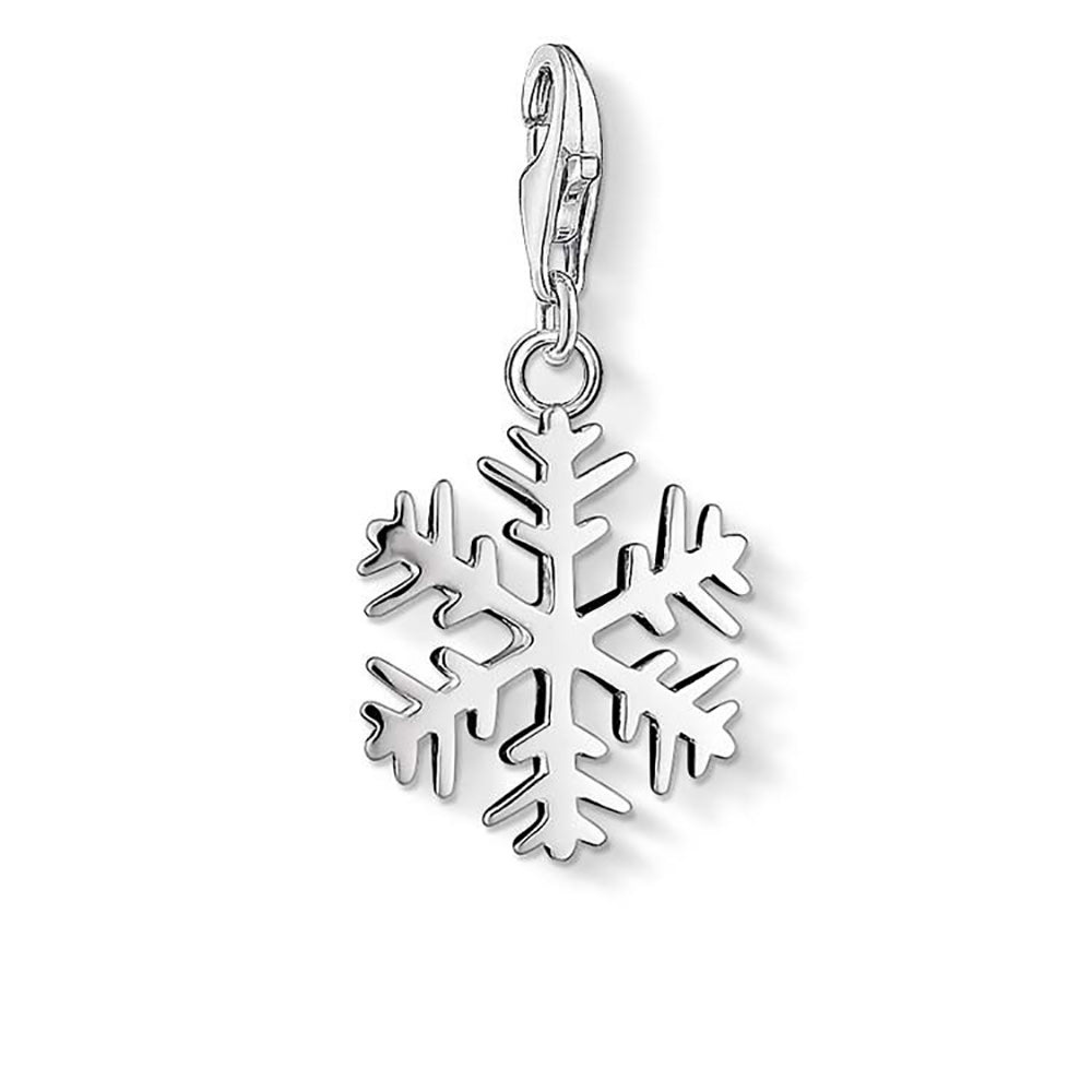 Sterling Silver Thomas Sabo Charm Club Snow Crystal