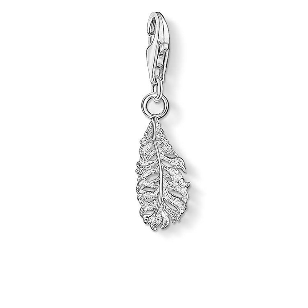 Sterling Silver Thomas Sabo Charm Club Exotic Feather