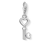 Sterling Silver Thomas Sabo Charm Club Open Heart Key