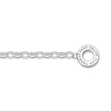 Load image into Gallery viewer, Sterling Silver Thomas Sabo Charm Club Anklet Belcher 26cm