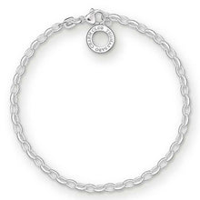 Load image into Gallery viewer, Sterling Silver Thomas Sabo Charm Club Fine belcher Bracelet 18.5cm