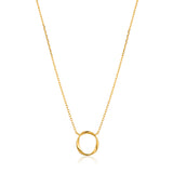 Ania Haie Gold Plated Sterling Silver Twister Swirl Necklace