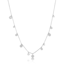 Load image into Gallery viewer, Ania Haie Sterling Silver Geometry Class Mixed Disk Necklace