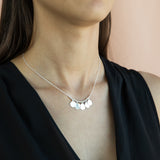 Sterling Silver 45cm Multi Coin Necklet
