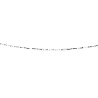 Sterling Silver 45cm Fancy Figaro Chain