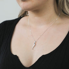 Load image into Gallery viewer, Sterling Silver Horn of Plenty Pendant