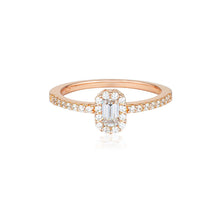 Load image into Gallery viewer, Georgini Rose Gold Plated Sterling Silver Zirconia Paris Ring