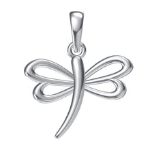 Load image into Gallery viewer, Sterling Silver Dragonfly Pendant