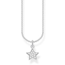 Load image into Gallery viewer, Sterling Silver Thomas Sabo Charm Club Star Zirconia Pave Necklace